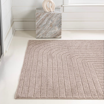 Odense Minimalist Angle Geometric Area Rug